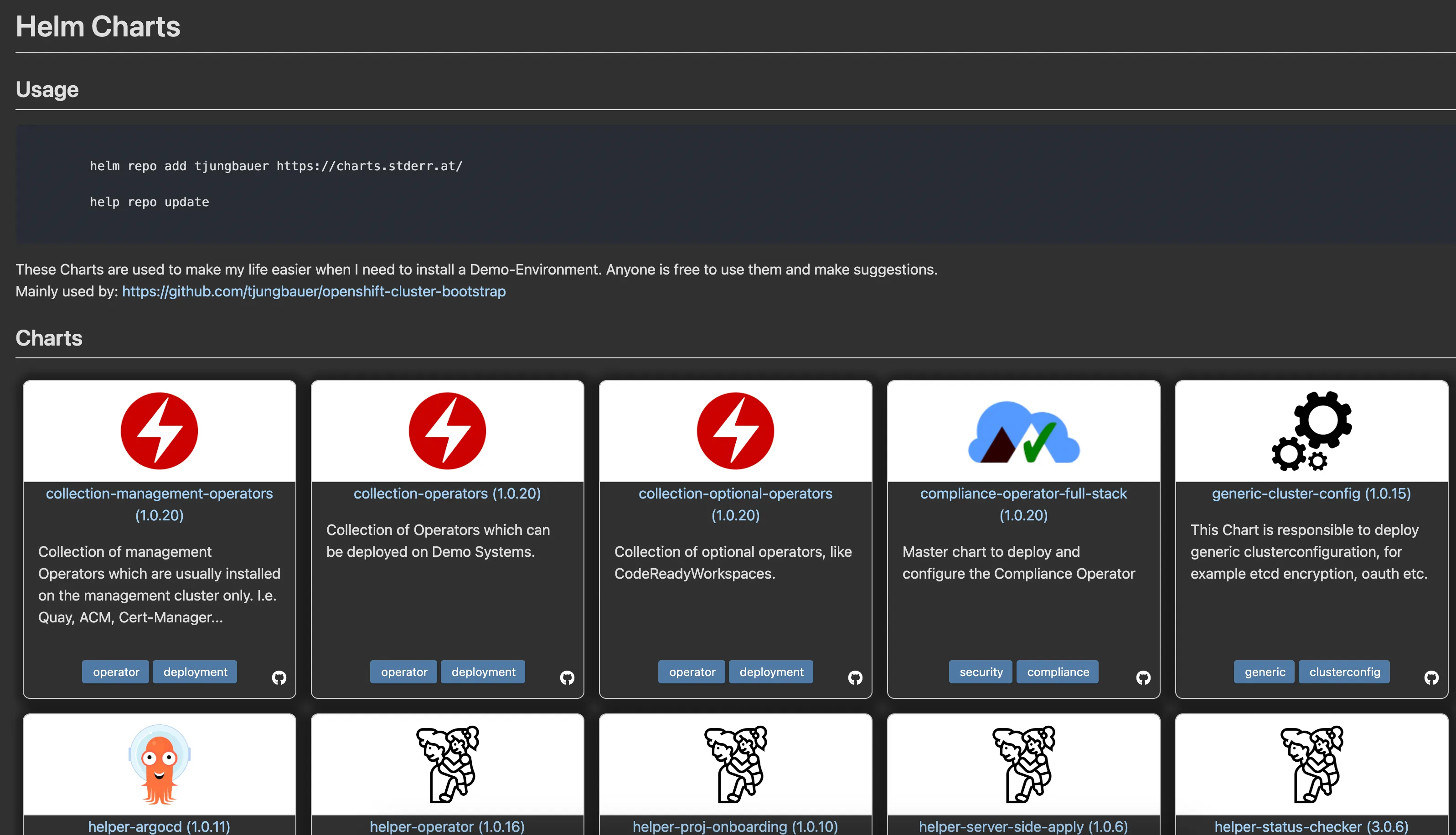 Helm Charts screenshot 1